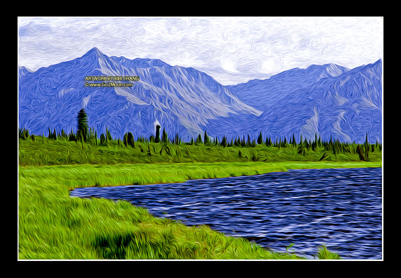 Alaska Landscape Oil Painting